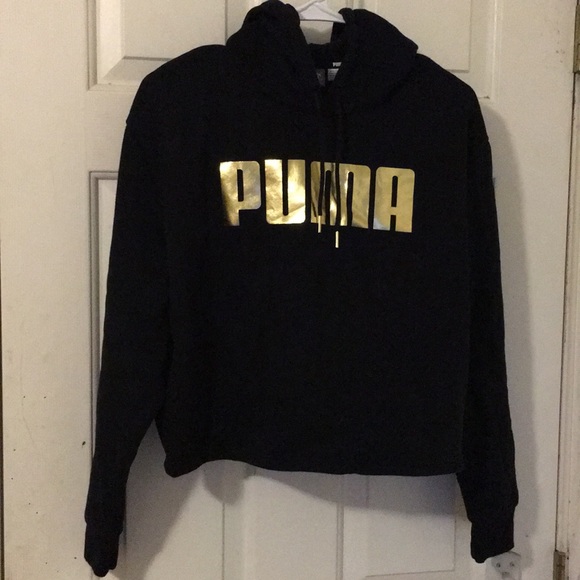 crop top hoodie puma